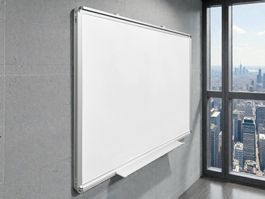 Whiteboard Wandmontage Tafelformat 150 x 100 cm WEISS NEU