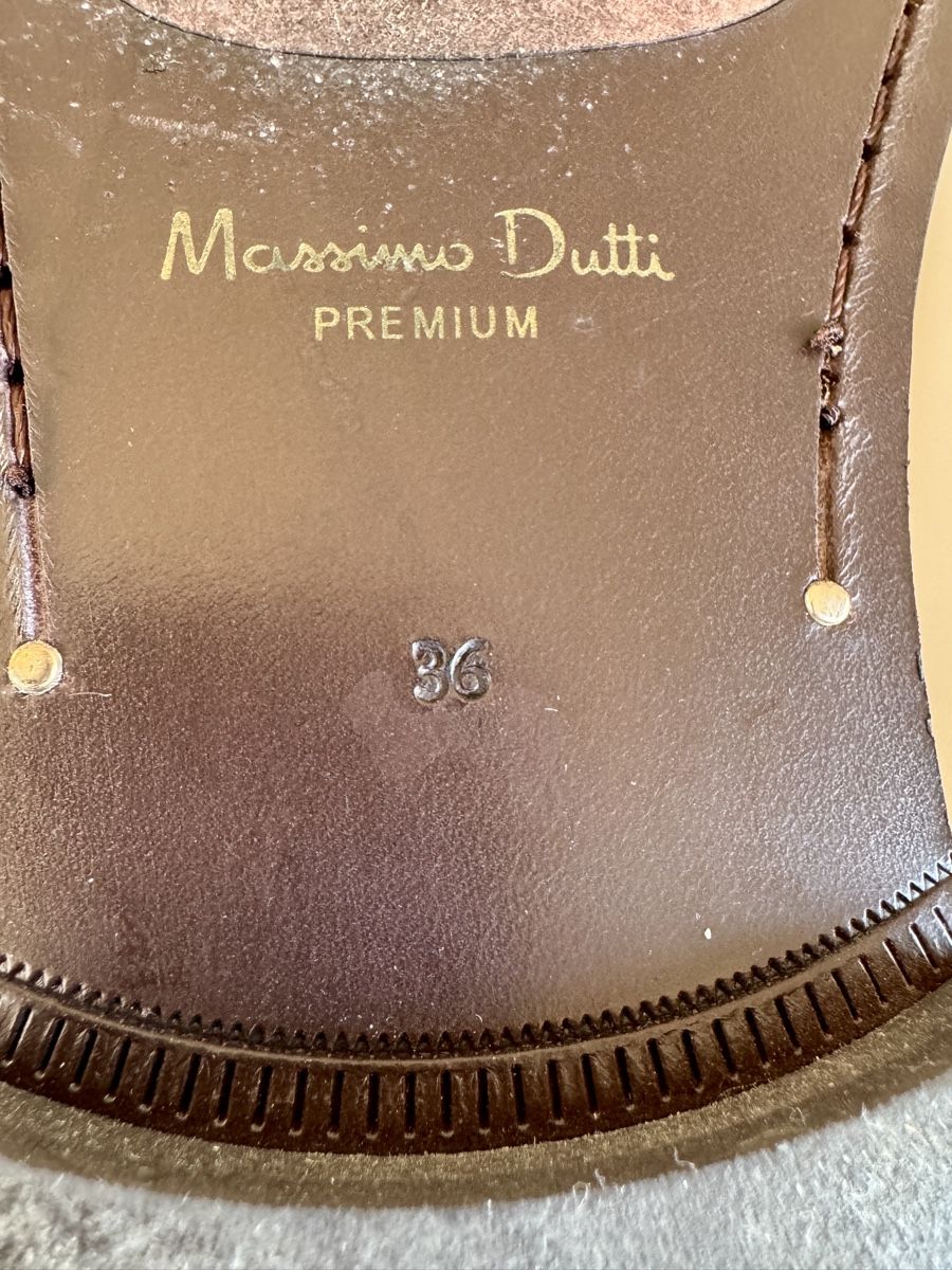 Massimo Dutti Damenschuhe: Massimo Dutti Premium Collection Leather Loafers, Size 36 – Neu (gemäss Beschreibung) aus Forch von ele_9gsf 6
