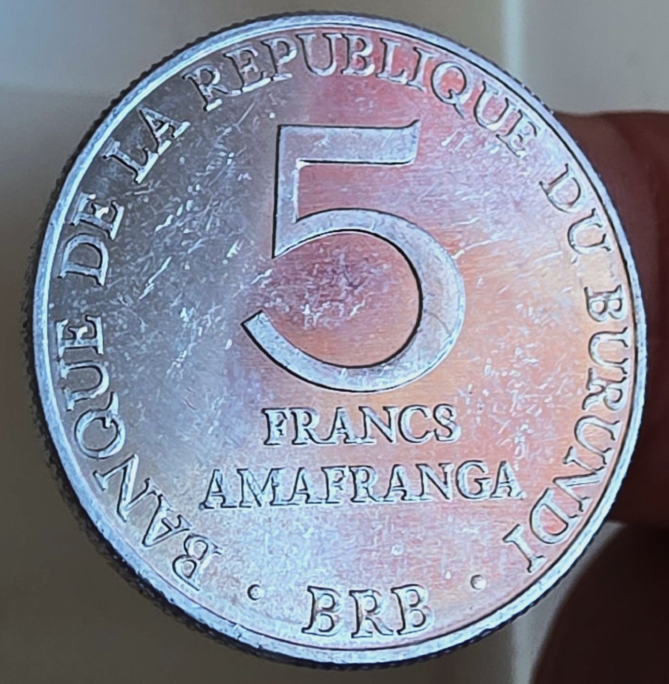Tutti le monete: BURUNDI 5 FRANCS 1980 – Usato da winterthur venduto da CoinPassion 1