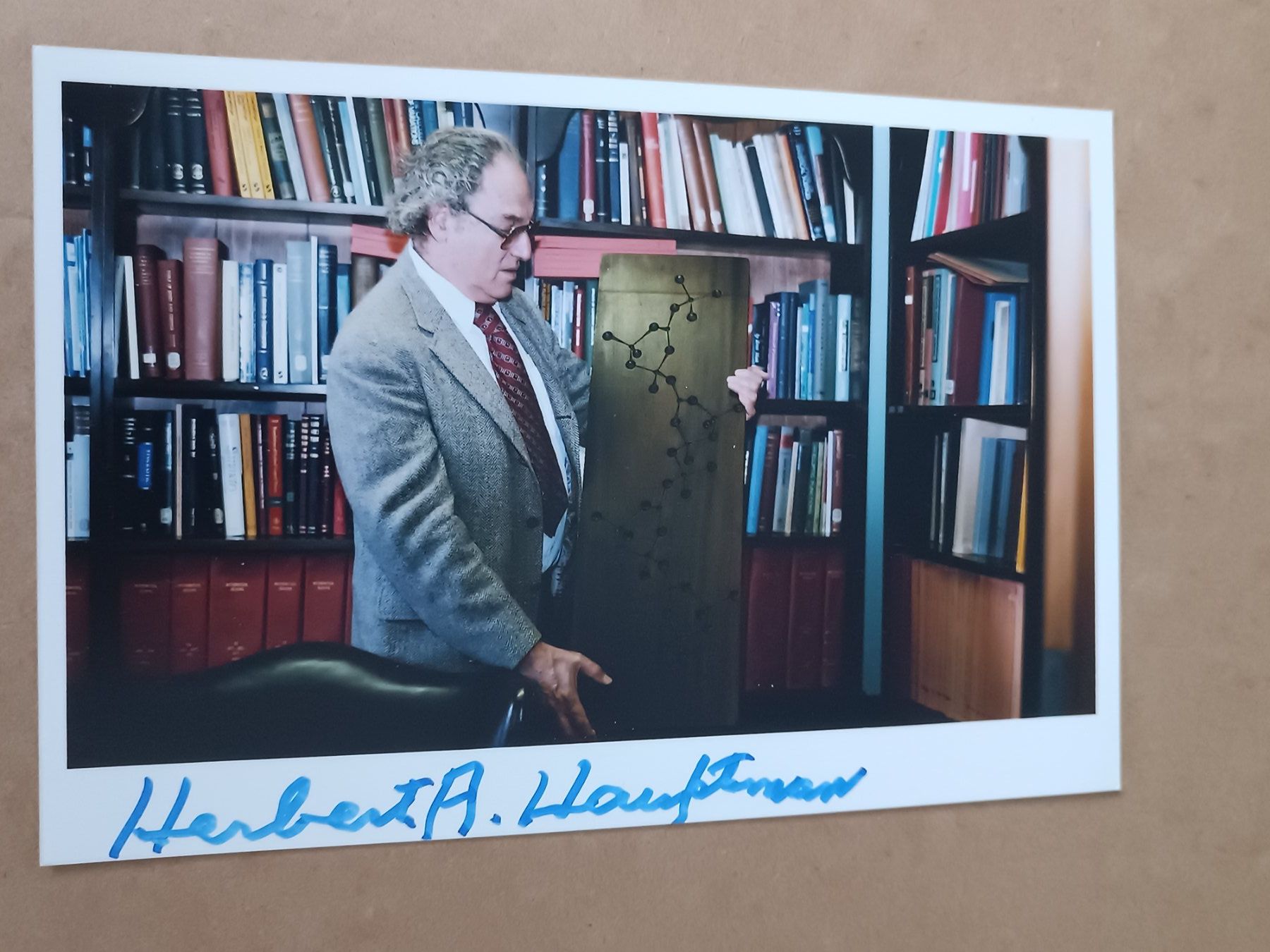 Autografi: Herbert A. Hauptman - Nobelpreis - 2011 verstorben – Usato da Menziken venduto da Artographs
