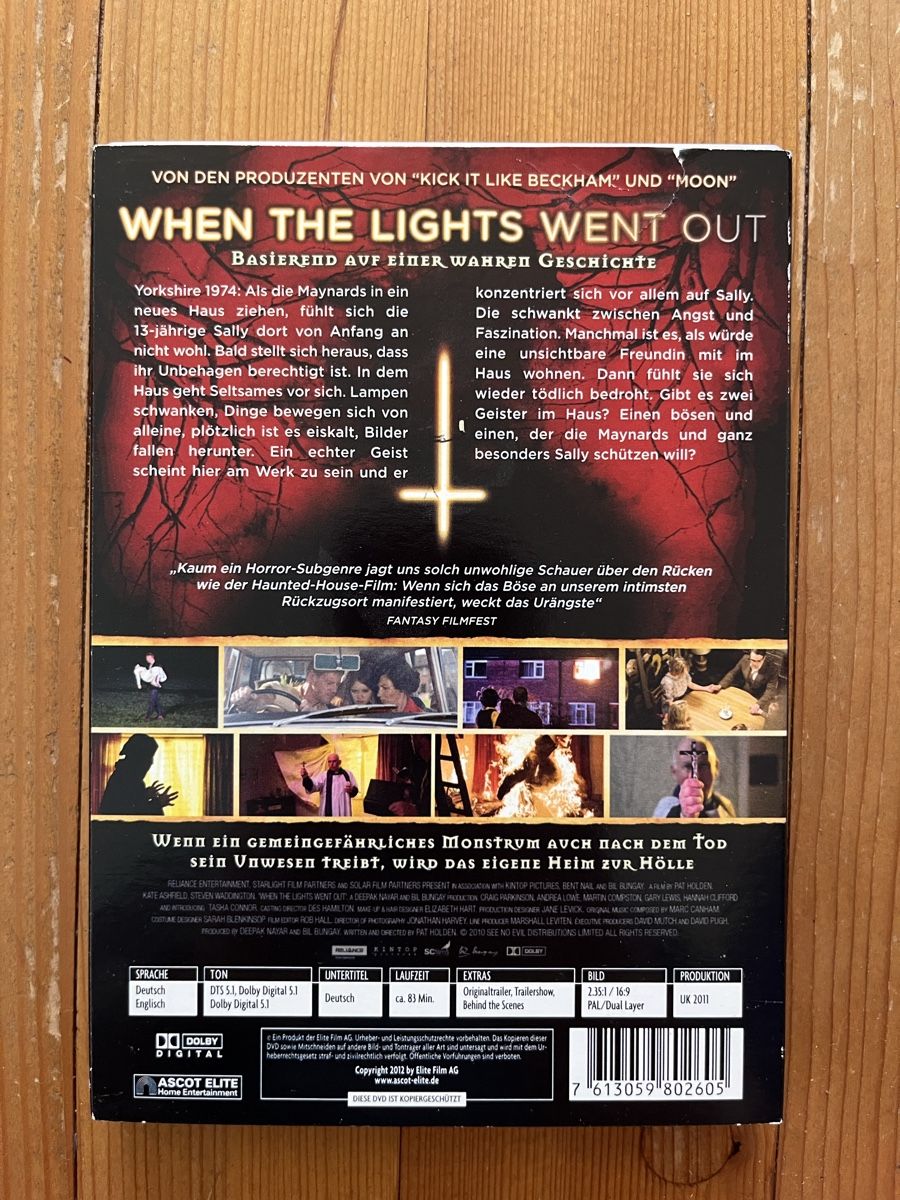 Alle DVDs: WHEN THE LIGHTS WENT OUT (2012) – Gebraucht aus Inkwil von RetrOhyeah_Schweiz 1