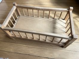 Holz Puppenbett