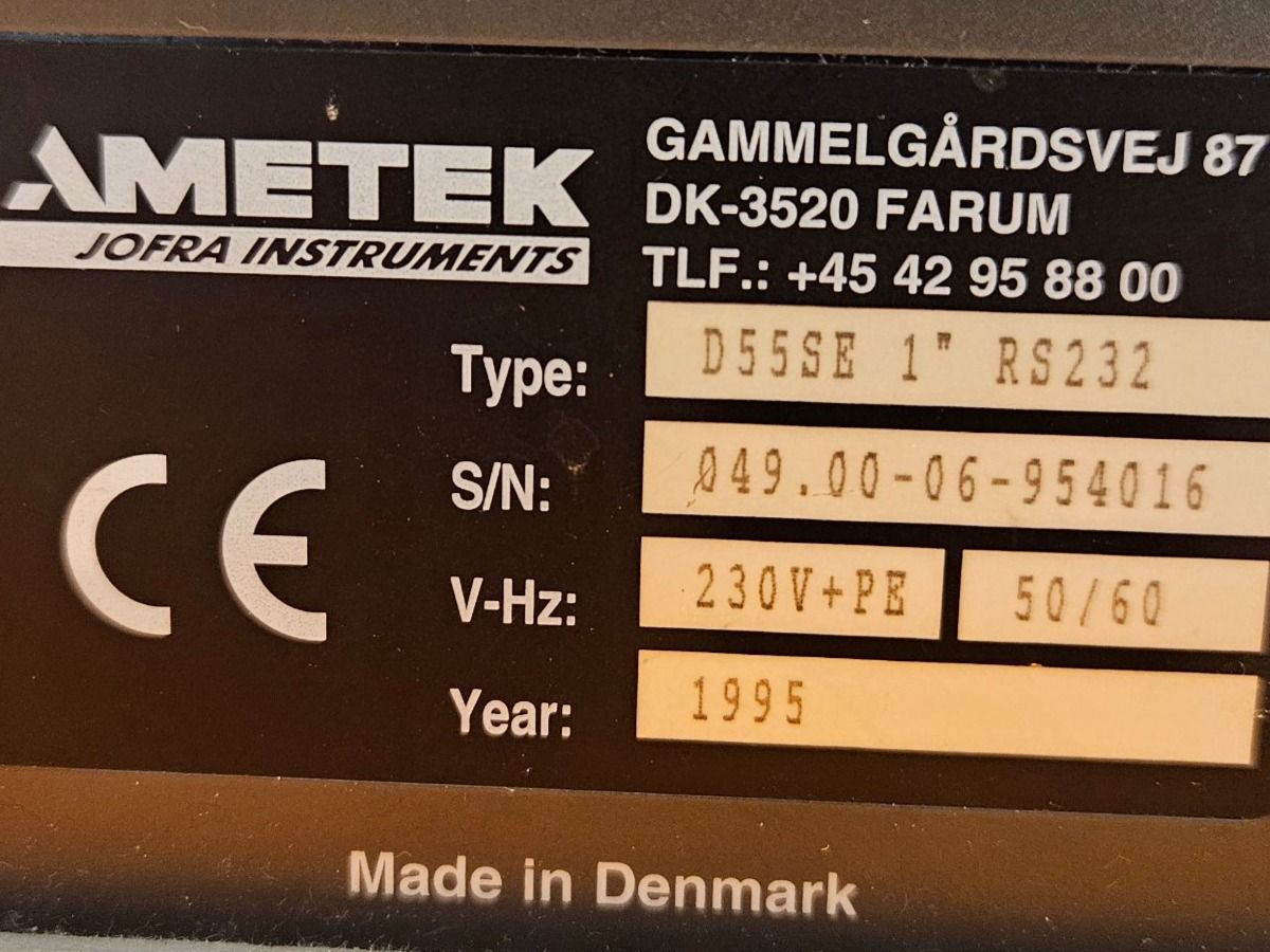 Misurare: Ametek D55SE Temperaturkalibrator – Usato da Niederdorf venduto da LeptonAG 5