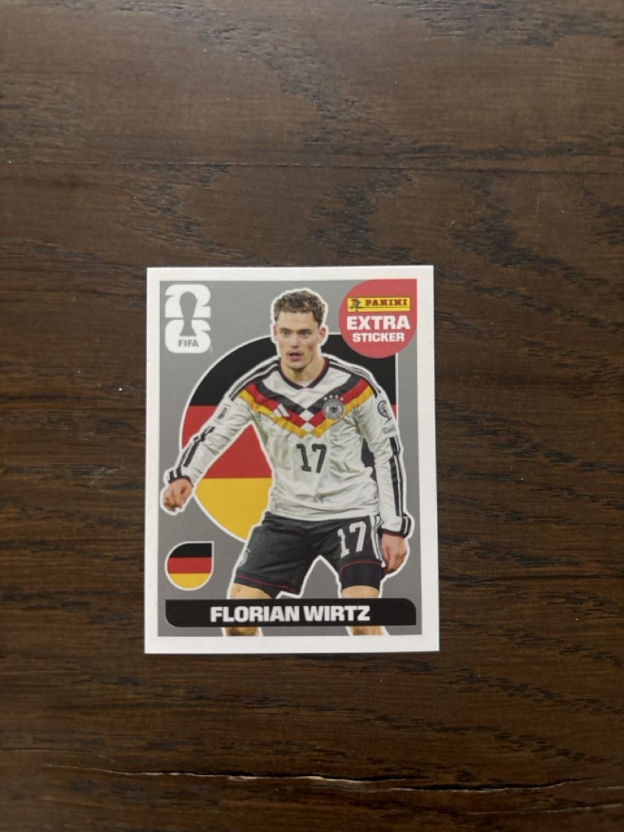 Panini Carte collezionabili: Florian Wirtz Panini Extra Sticker Silber – Nuovo (secondo la descrizione) da Widen venduto da SR8967