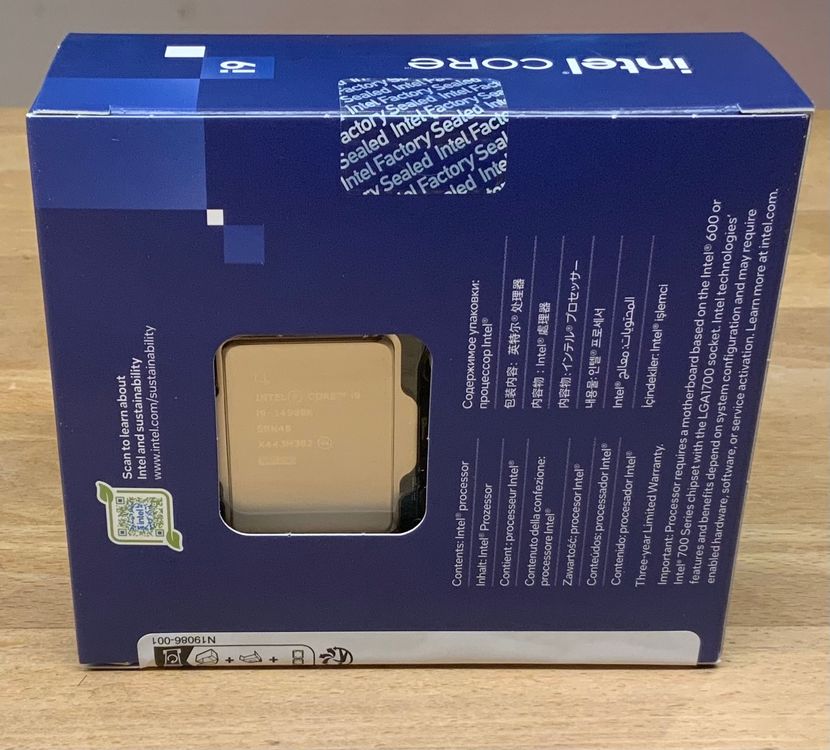 Intel Core i9 14900K Original Verpackt Garantie (Neu und ...