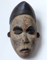 Afrika-Maske, Ba-Congo, 18 x 30 cm.