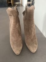 Chloe Ankle Boots Suede Beige Size 37 Used Condition