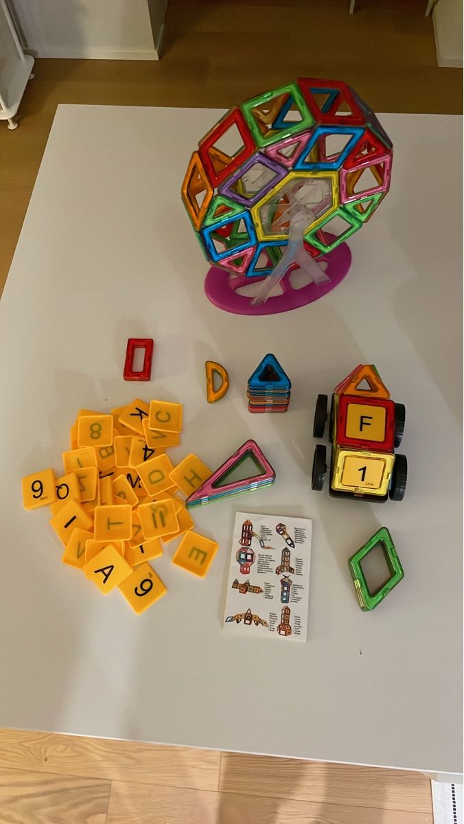 Kit di costruzioni: Magnetbausteine Set Zahlen Buchstaben – Usato da Root venduto da pem_xnw7