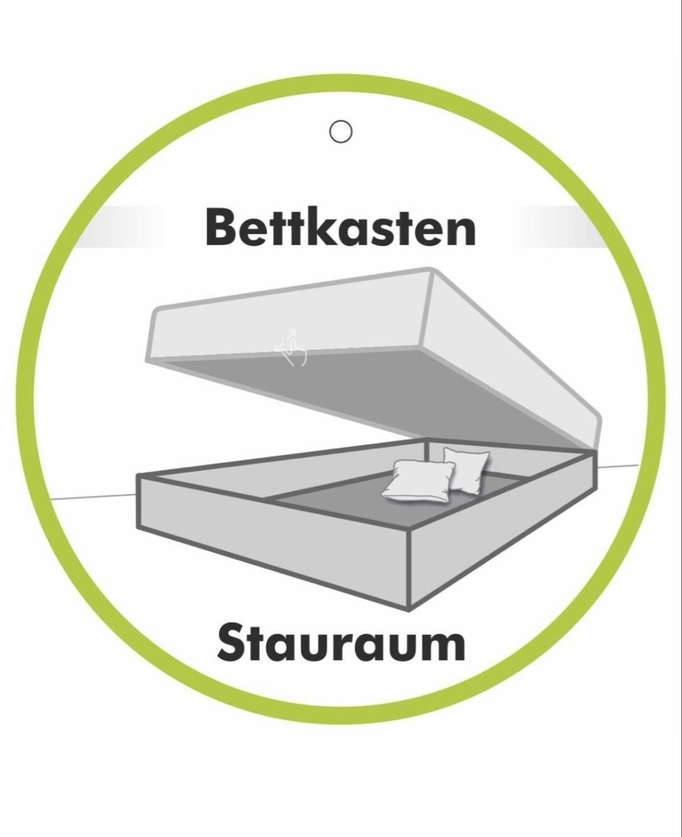 Letti: Boxspringbett mit Stauraum 140x200cm grau mit Topper – Usato da Burgdorf venduto da jan_z8ty 7