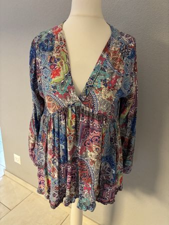 Sommer Tunika farbig gemustert!
