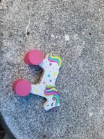 Holzspielzeug Einhorn mit Rollen bunt guter Zustand