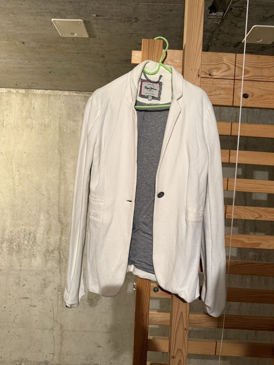 Pepe Jeans Jacken: Pepe Jeans Blazer - Size S - White/Grey - Spring Style! – Neu (gemäss Beschreibung) aus Buchs SG von ayt_87vv