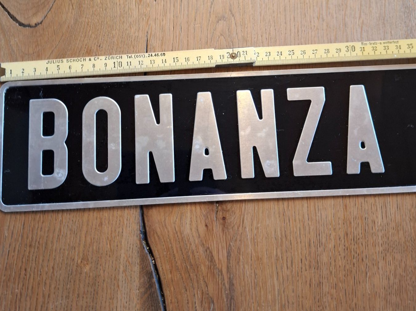 Insegne: Bonanza 621 Speedway Schild – Usato da Schlieren venduto da Norauro 1