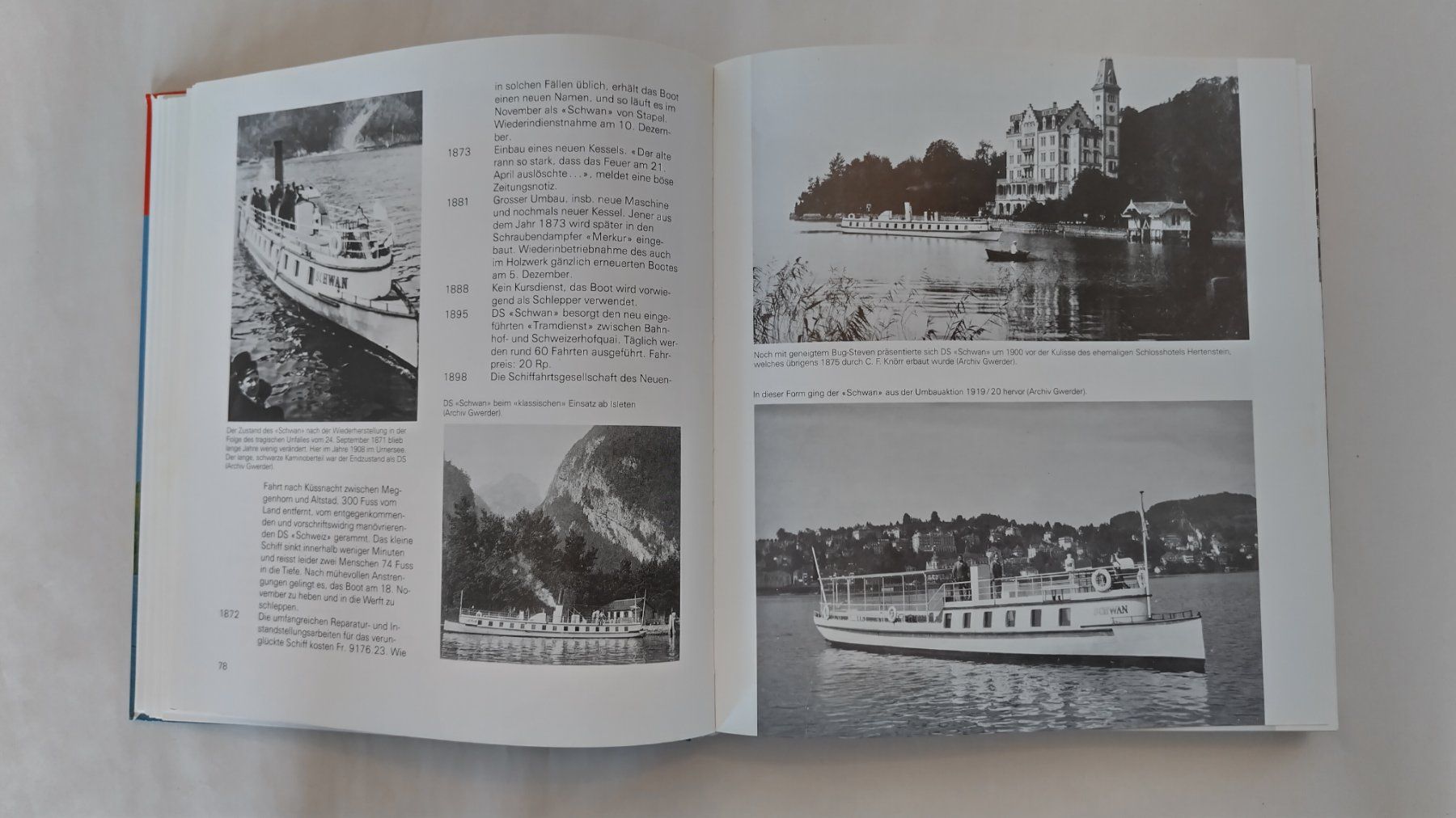 Libri: Schiffe Buch Geschichte der Schifffahrt - Vierwaldstättersee – Usato da Bellach venduto da JingleJerry 4
