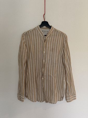 Leinen Hemd Mango gestreift