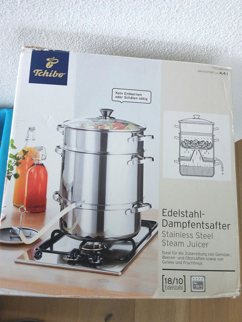 Tchibo Elettrodomestici da cucina: DAMPFENTSAFTER NEU / Versand möglich – Nuovo e nell'imballaggio originale da Immensee venduto da Btrutmann