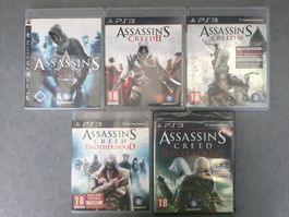 PS3 Assassins Creed Set