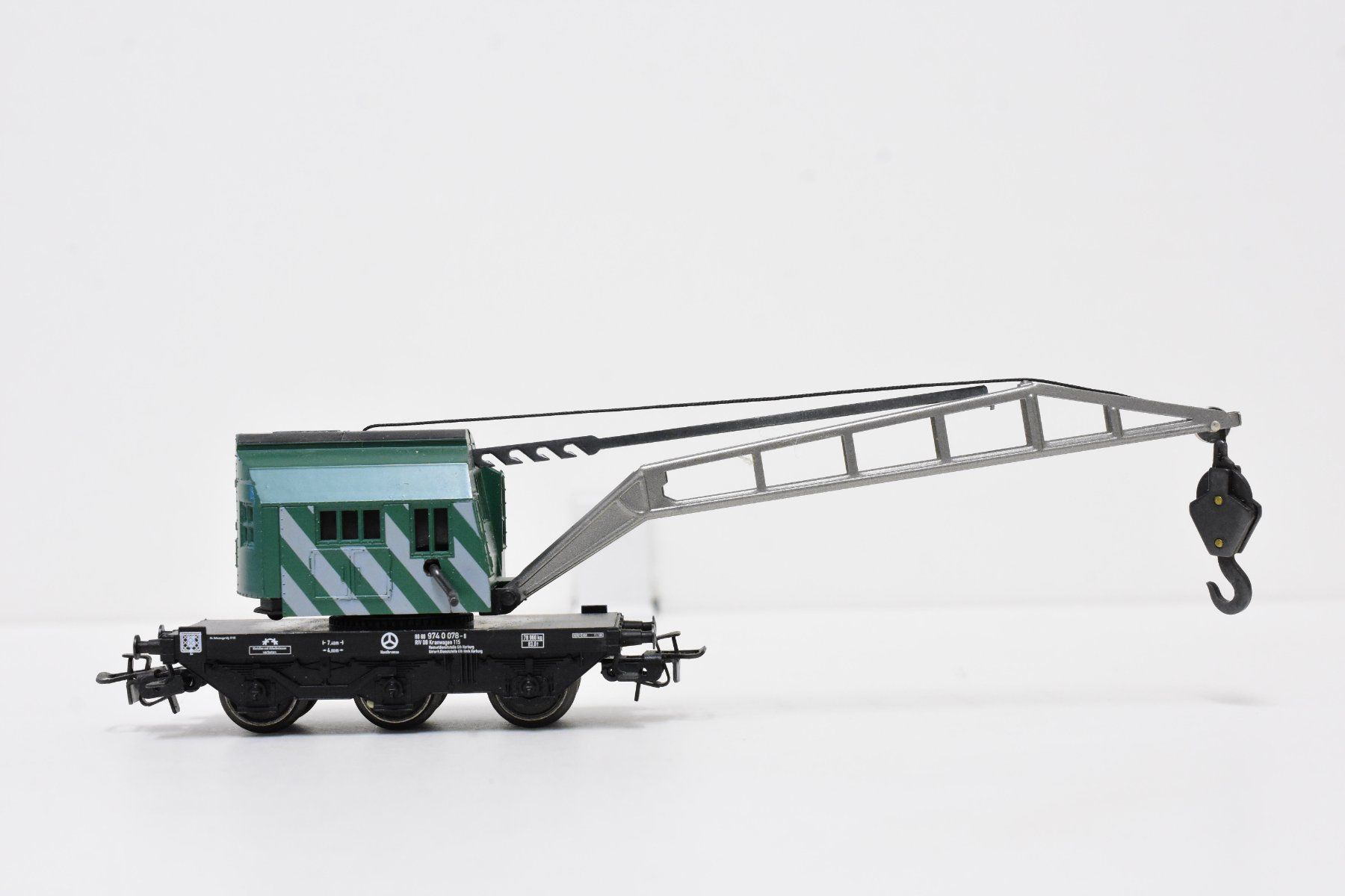 Märklin Modellini di ferrovie: Märklin Kranwagen ohne OVP – Usato da Lohn-Ammannsegg venduto da 1monika