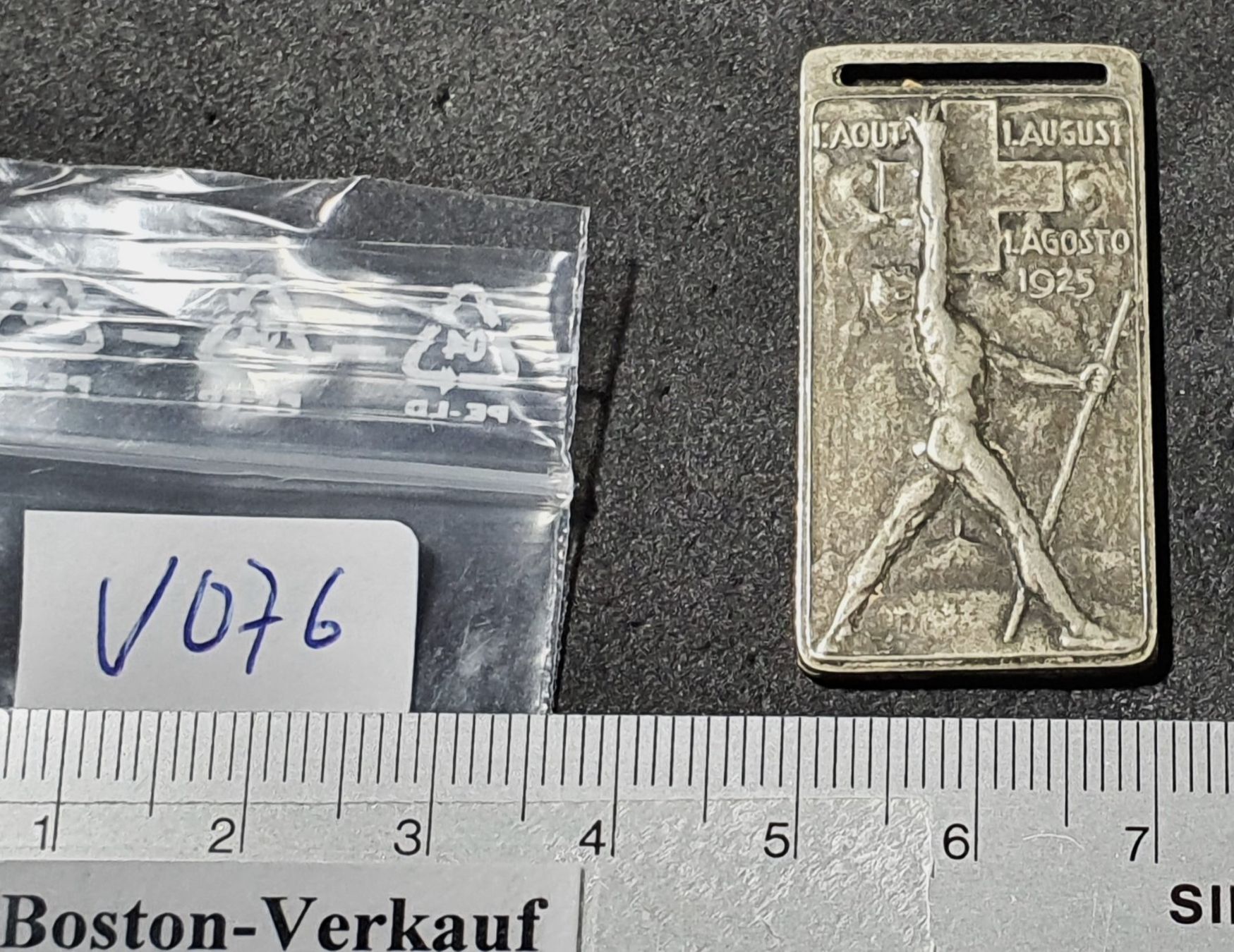 Placchette & Badge: V076 - Abzeichen 1. August 1925 – Usato da Reinach BL venduto da Boston-Verkauf 1
