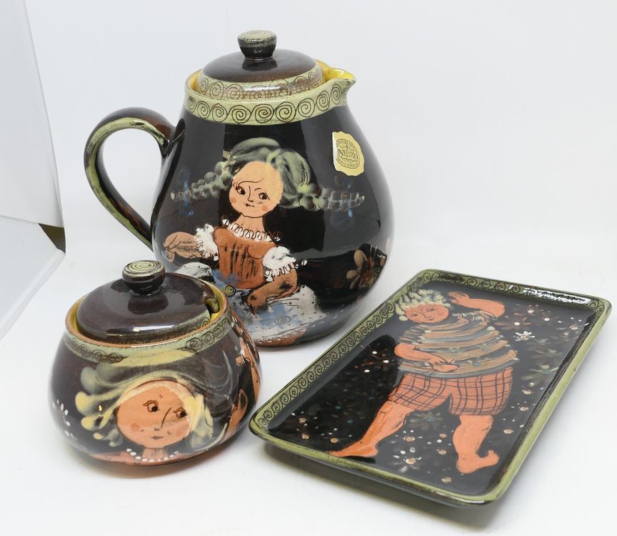 Zahner Rheinfelden Keramik Handarbeit Tee Set Swiss Made Kaufen auf