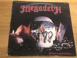 Megadeth. 1985. UK Pressung. Killing is my business