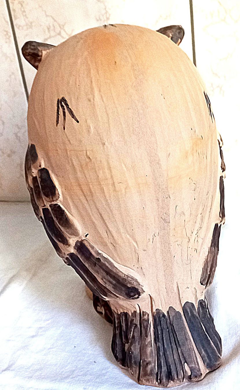 Statuette: Eule grosse Steingut – Usato da Baar venduto da 2cvbaar 3