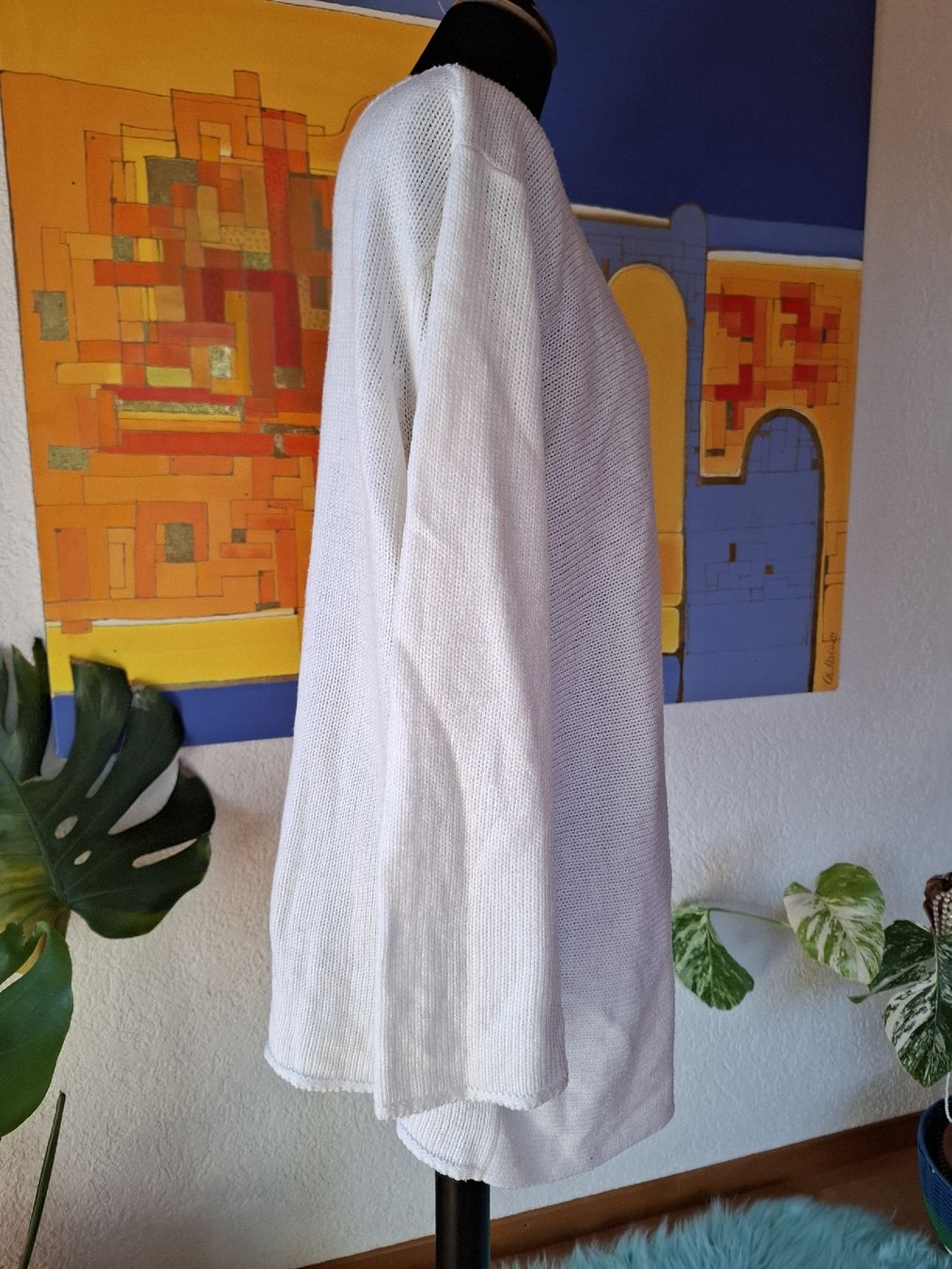 Maglioni & Felpe: XL XXL DAMEN Oversize Strick pullover Weiss 71 BASIC Frühlin – Usato da Vinelz venduto da sonnenmond77 4