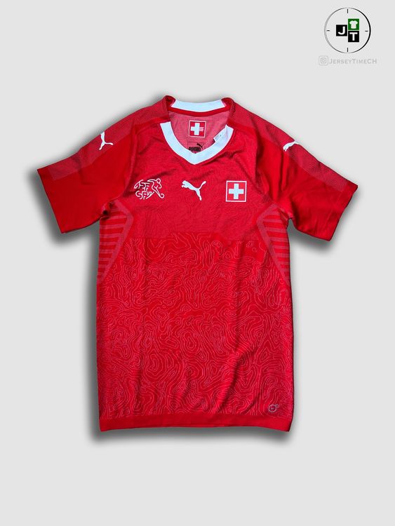 Puma Maillots de corps & Pantalons: SCHWEIZ NATI 2018 TRIKOT PLAYER ISSUE – D'occasion à Heerbrugg par Jersey_Time