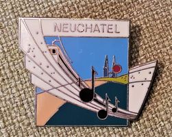 I378  Pin Neuchatel Neuenburg Bahn Musik