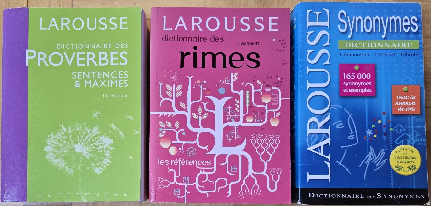 Libri: Larousse : Proverbes + Rimes + Synonymes – Usato da Froideville venduto da xXSebastienXx