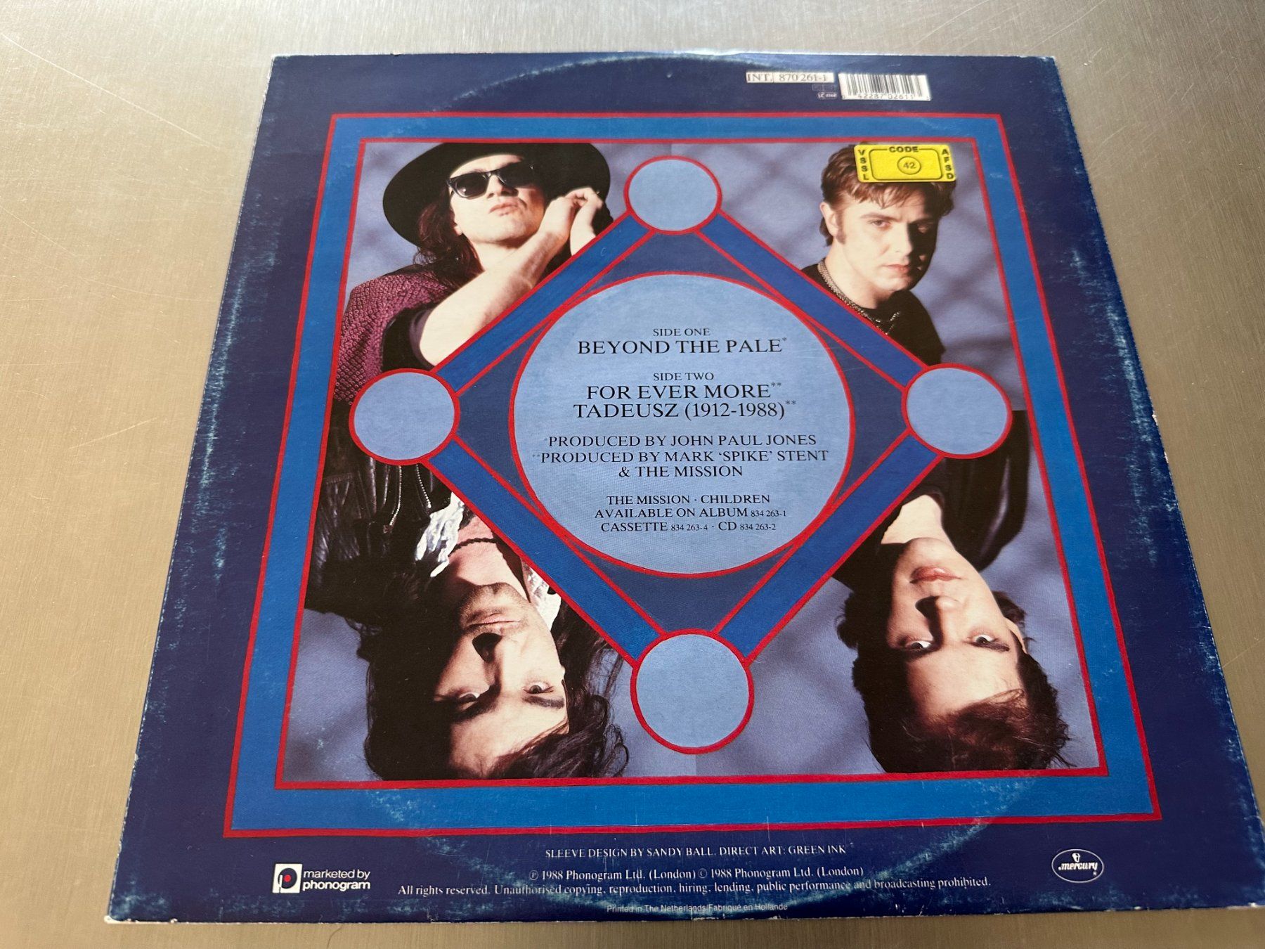 Dischi in vinile: THE MISSION 12 BEYOND THE PALE – Usato da Sion venduto da jaipur1401 1