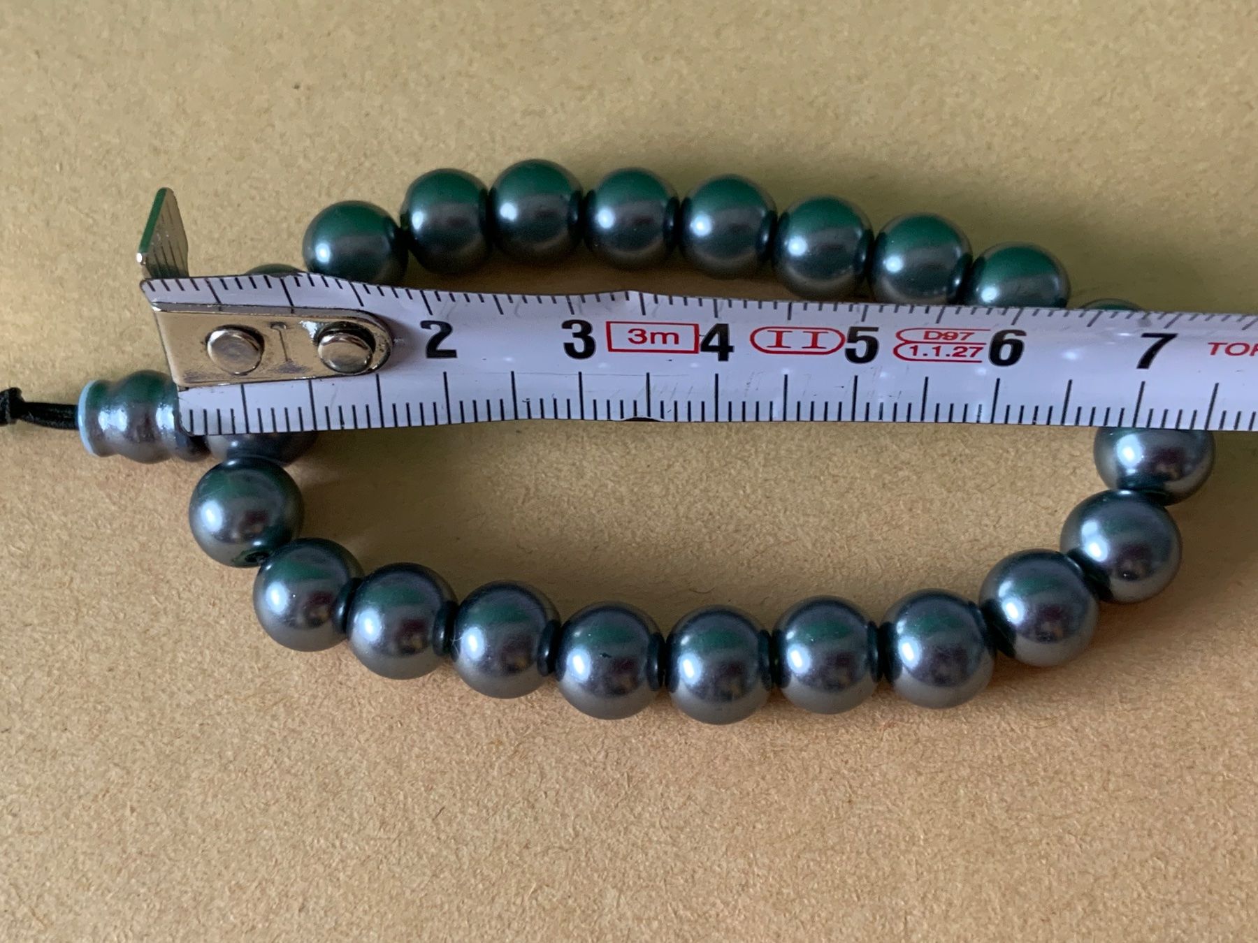 Bracciali & Braccialetti: Armband Anthrazit leuchtend – Usato da Dittingen venduto da Bijoubelle 2