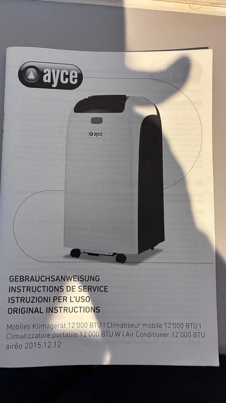Klimageräte: Klimaanlage ayce – Gebraucht aus Ehrendingen von Getready 5