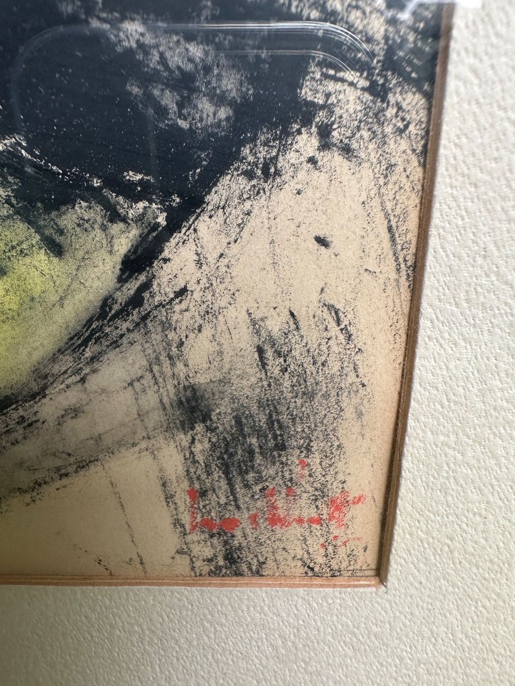 Gemälde: Composition abstraite signée – Gebraucht aus Lausanne von artnouveau04 2