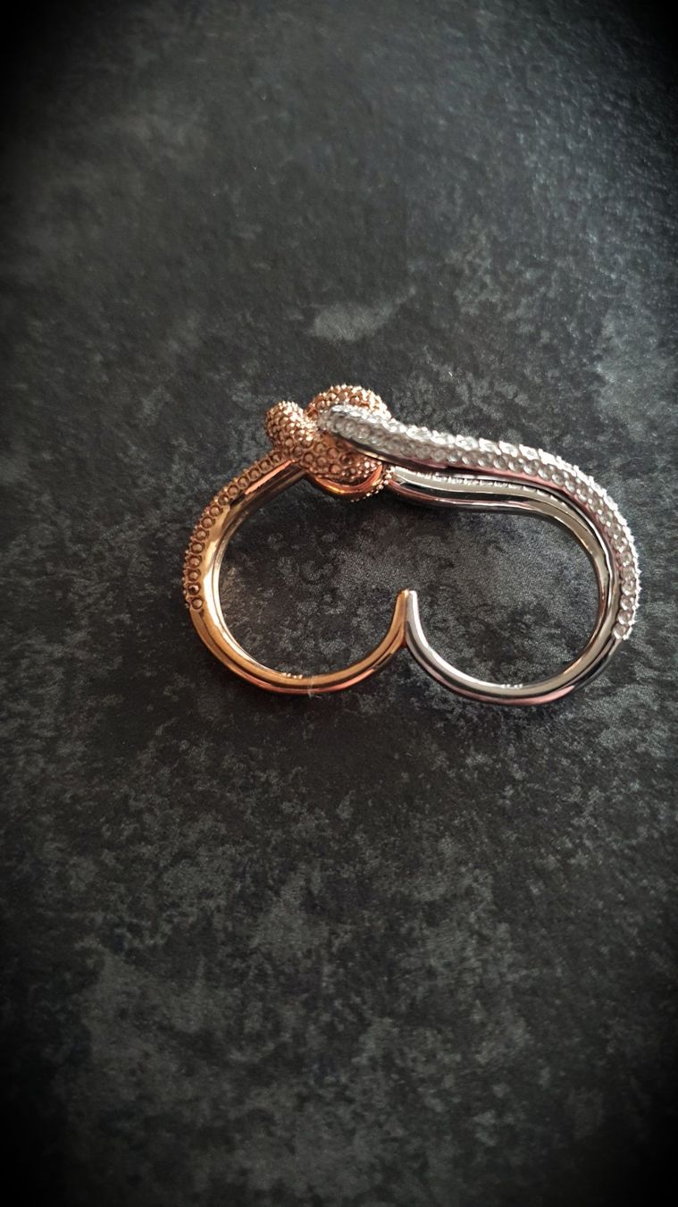 Swarovski Ringe: Elegante Damen Ring, bicolor mit Strass, Grösse 54/55 – Neu (gemäss Beschreibung) aus Zürich von robbie04 3
