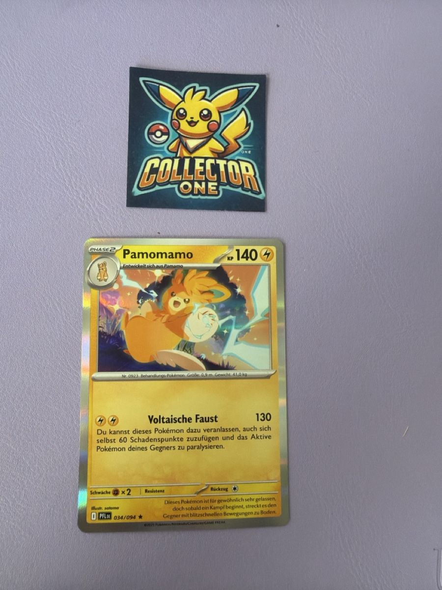 Pokémon Carte collezionabili: Pokemon Pamomamo Holo 034/094 – Nuovo (secondo la descrizione) da Lommiswil venduto da CollectorOne
