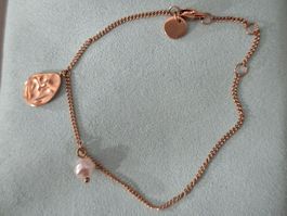 Rosefield Armkettchen mit Karabiner 925 in Gold