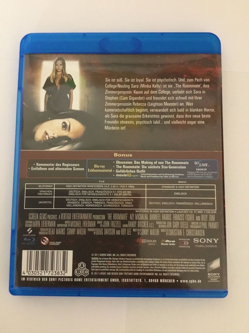 Alle DVDs: The Roommate Blu Ray – Neu (gemäss Beschreibung) aus Blauen von berlingo65 1