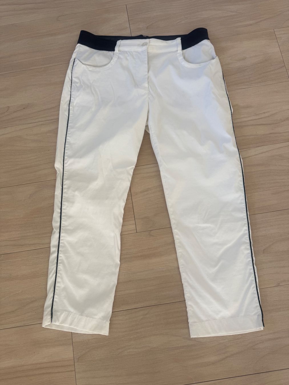 Pantaloni: Chervó Golfhose Gr.40, weiss – Usato da Zollikon venduto da dorean