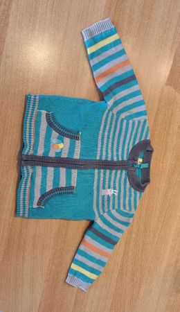 Baby Strickjacke Grösse 62/68 gestreift 