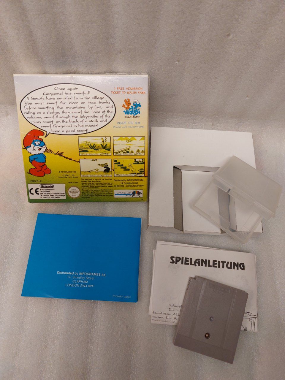 Nintendo Giochi: Game Boy The Smurfs - Rare Tip Top !!!! – Usato da Pambio Noranco venduto da Pol69 1