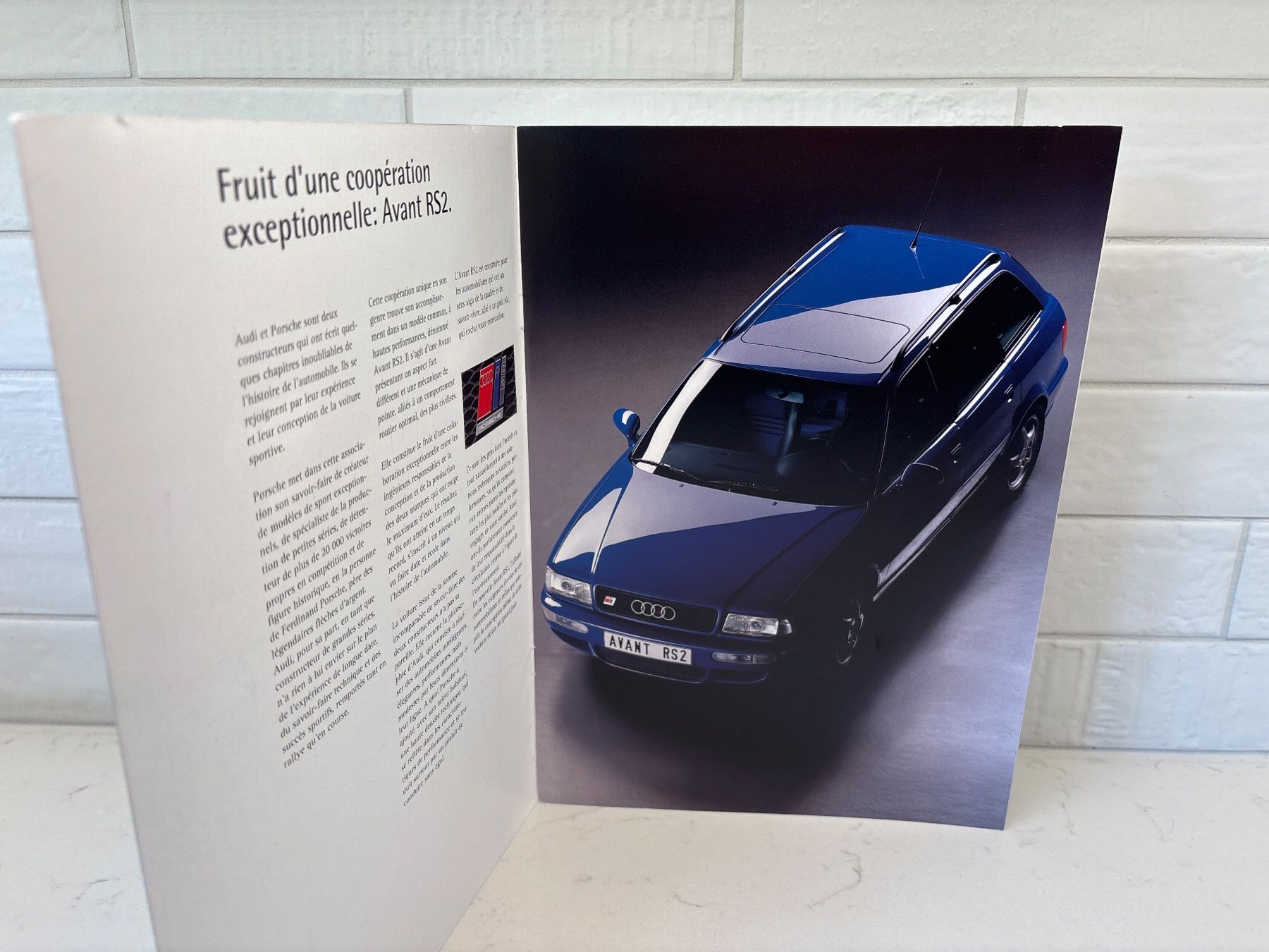 Audi Dokumente: Brochure originale Audi Rs 2 Français rare – Gebraucht aus Gollion von Hampton 1