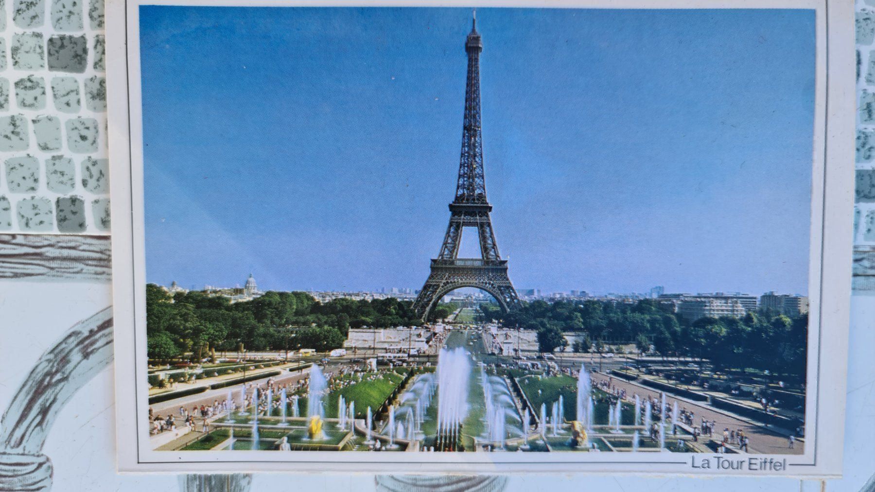Ansichtskarten: Ansichtskarte Paris Eiffelturm – Gebraucht aus Dintikon von Vexi