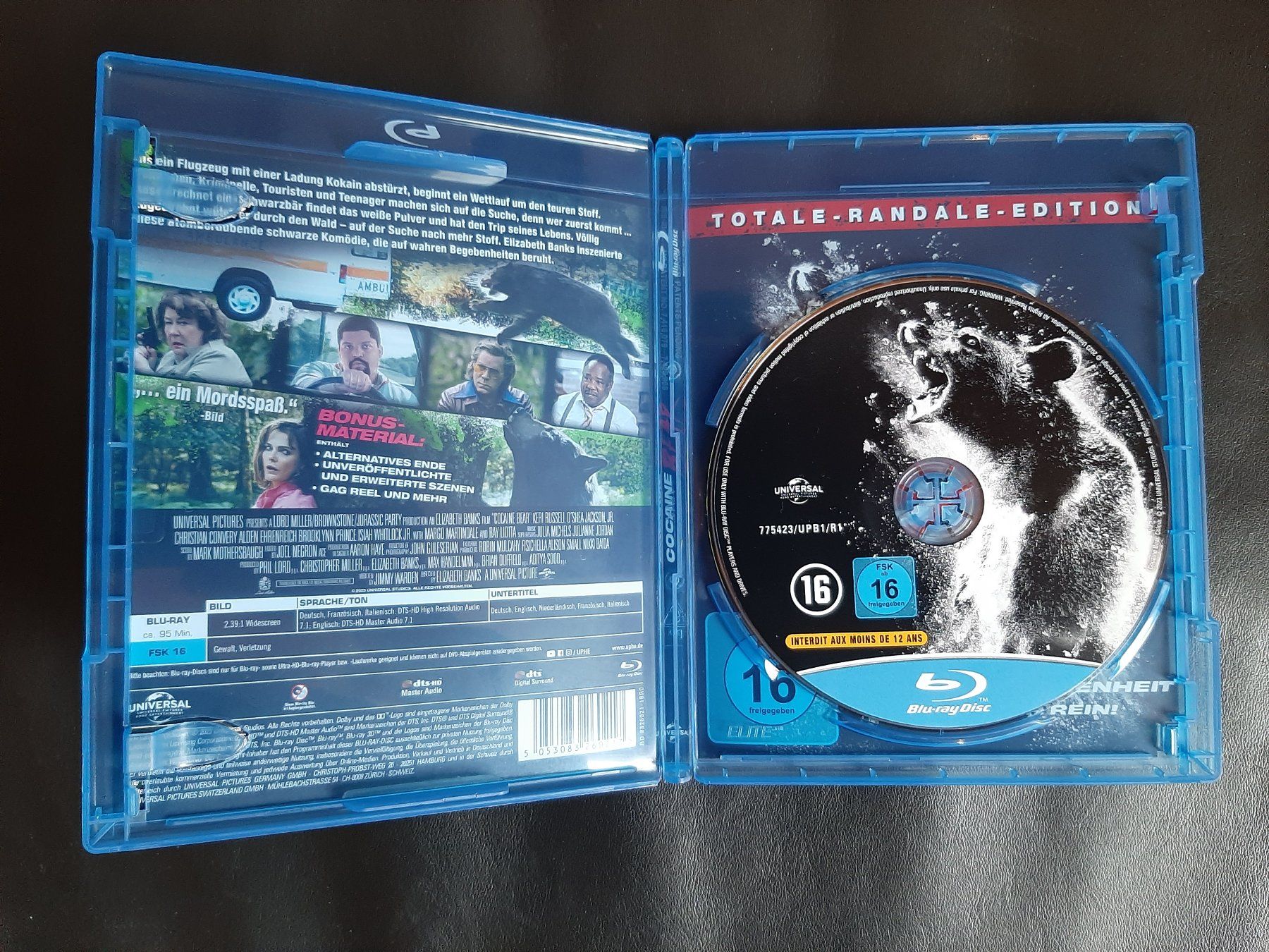 Tutti i DVDs: Cocaine Bear Blu-Ray – Usato da Liestal venduto da Film-Freak 2