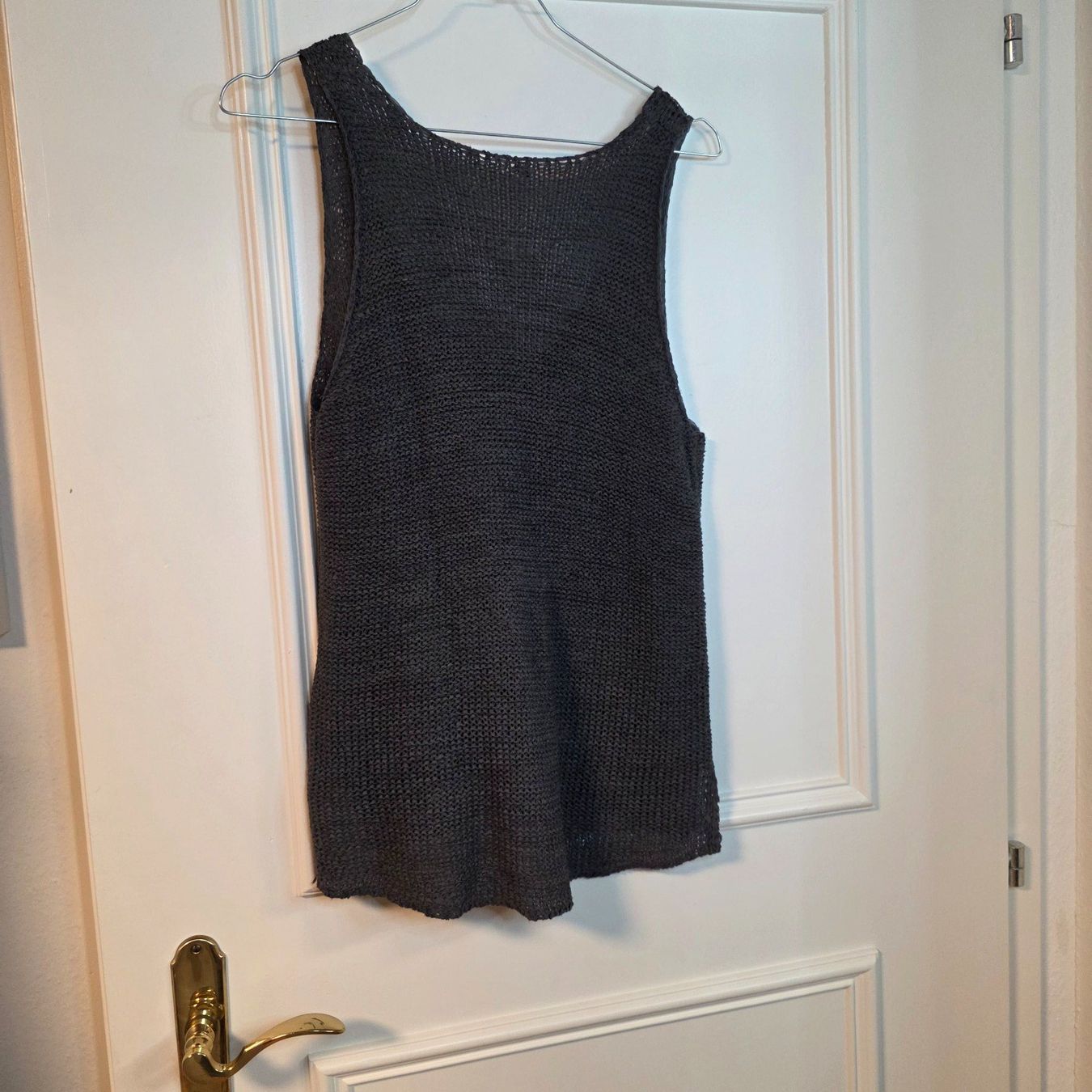 Tops: Sommer Stricktop Grau Gr. M Naturmaterial – Gebraucht aus Wald ZH von CapLux 4