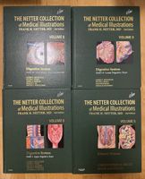 Netter Collection Medical Illustrations 4 Books Set