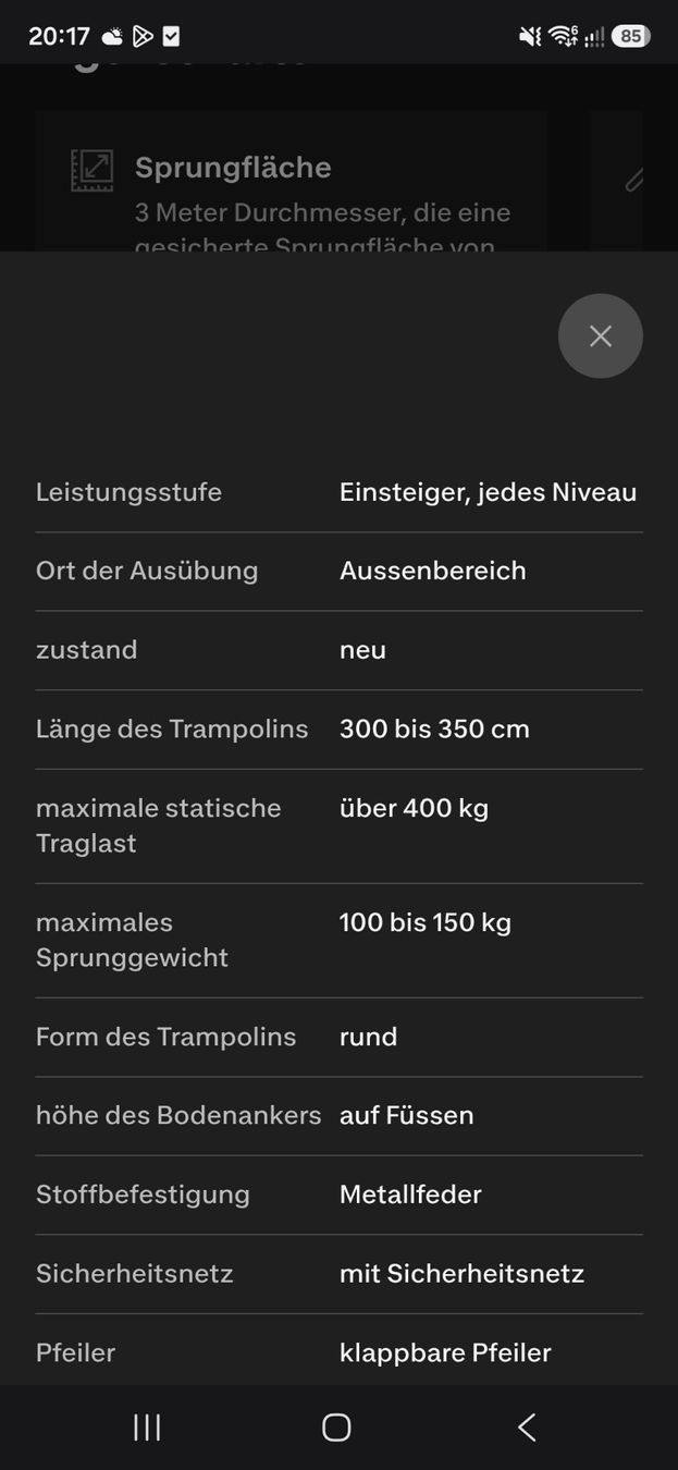 Decathlon Trampoline: Trampolin Declathon – Gebraucht aus St. Erhard von Chiquita85 1