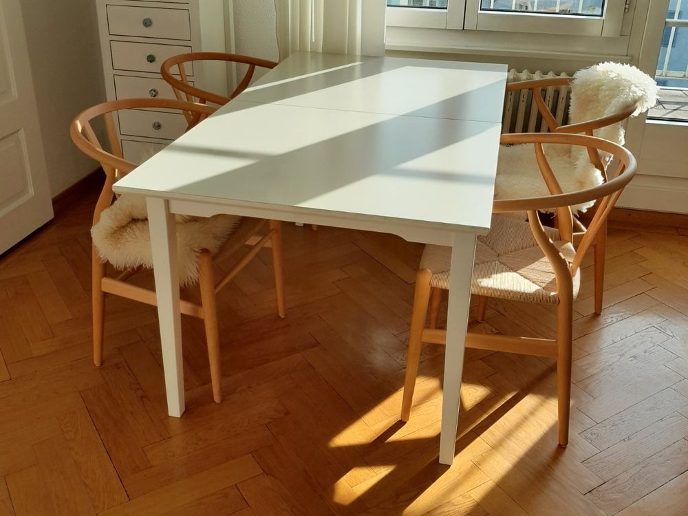 Ikea Esstisch weiss ausziehbar Kaufen auf Ricardo