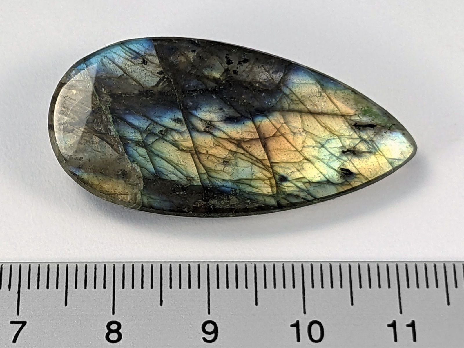 Minerali & Pietre curative: Labradorit Cabochon 40mm – Nuovo e nell'imballaggio originale da Meilen venduto da StoneGarden 1