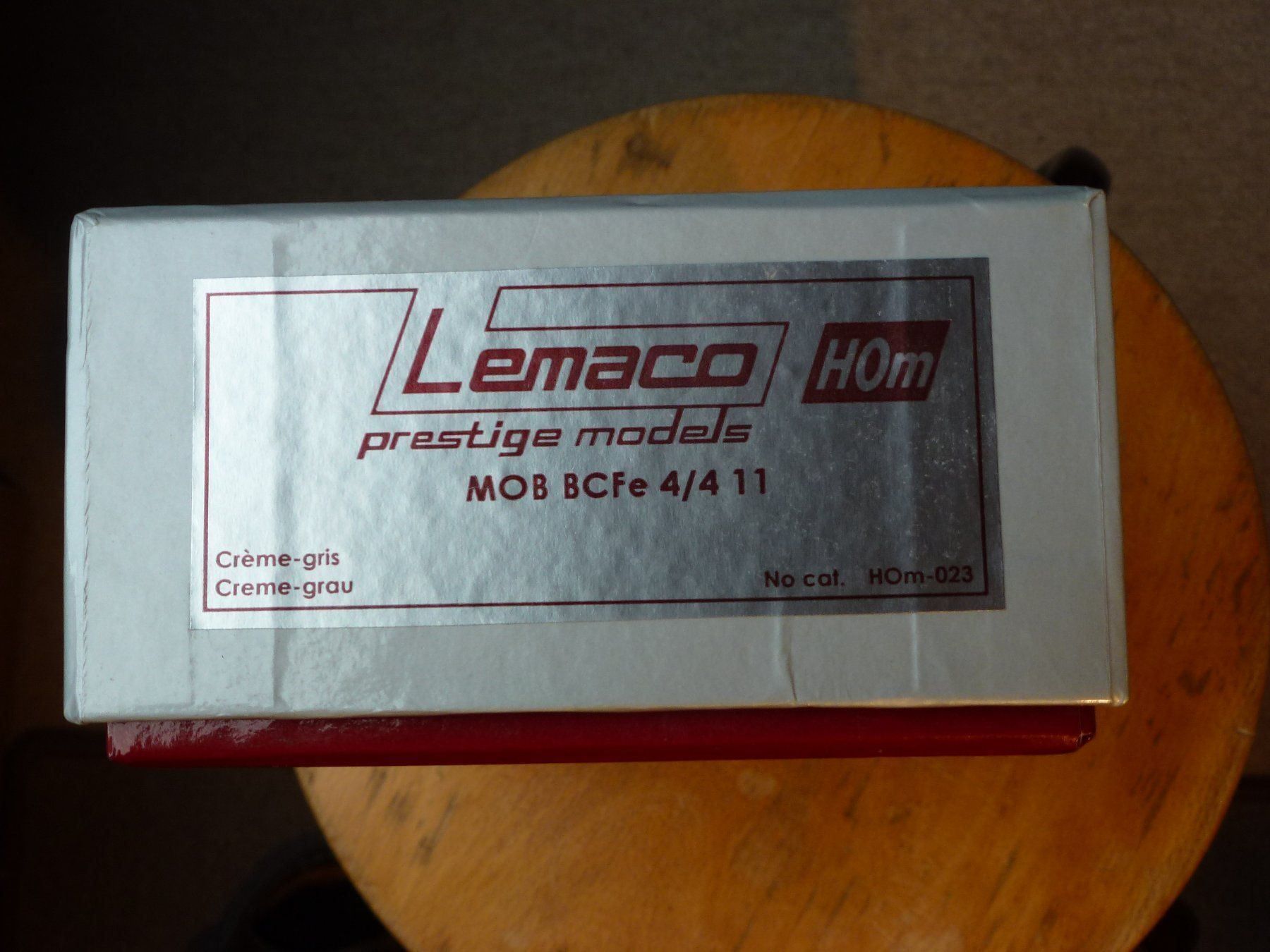 Lemaco Modellini di ferrovie: Lemaco H0m Leerkarton MOB BCFe 4/4 11 – Usato da Birmensdorf ZH venduto da 8903ErichTittel 1